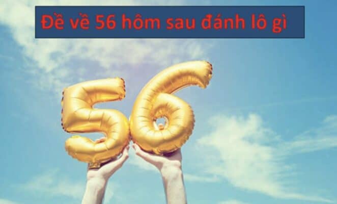 Đề về 56 hôm sau đánh con gì? Con lô sẽ ra ngày mai Đề về 56 hôm sau đánh con gì dựa theo tổng đề